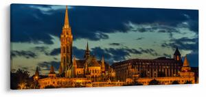 Obraz osvetlenej stavby (120x50 cm)