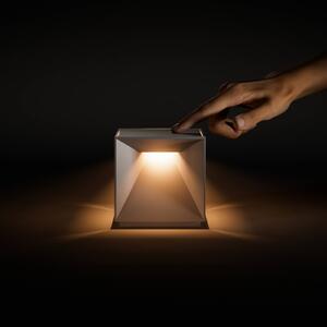 Nabíjateľná stolová lampa Nutalis LED, polnočná čierna