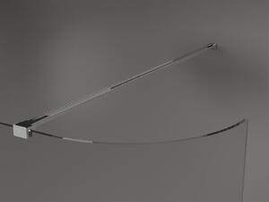 Mexen Kioto, zaoblená sprchová zástena 110 x 200 cm, 8mm číre sklo, chrómový profil, 800-110-101-01-06