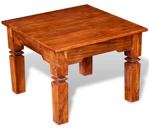 Konferenčný stolík, drevený masív 60x60x45 cm