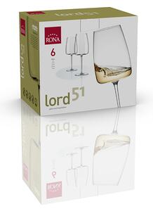 RONA 6 x Pohár na víno LORD 510ml