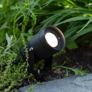 Záhradný reflektor 24 LED, čierny, 15 W