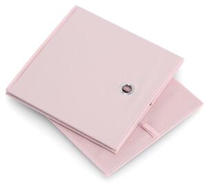 ZELLER Úložný box textilný ružový 28x28x28cm