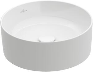 Villeroy & Boch Collaro umývadlo 40x40 cm okrúhly pultové umývadlo biela 4A184001