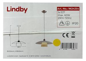 Lindby Lindby - Luster na lanku DOLORES 1xE27/60W/230V LW0067 + záruka 3 roky zadarmo