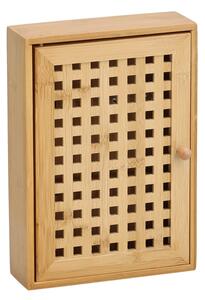 ZELLER Krabička na kľúče bambus 19x6x27cm