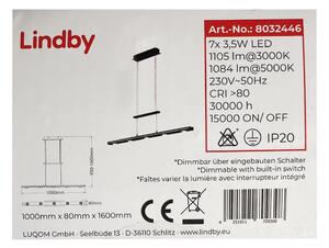 Lindby Lindby - LED Stmievateľný luster na lanku NAIARA 7xLED/4W/230V LW0647 + záruka 3 roky zadarmo