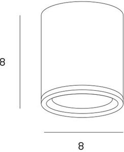 MaxLight Form stropné svietidlo 1x50 W čierna C0216