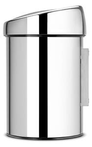 Dotykový oceľový odpadkový kôš v lesklo striebornej farbe 3 l Touch Bin – Brabantia