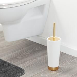 Sealskin Glossy toaletná kefa postavené biela-zlatá 362320549