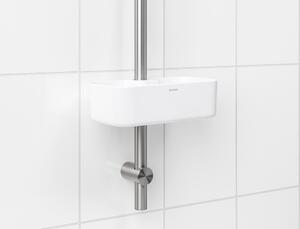 Brabantia ReNew mydlovnička na sprchovacie tyče biela 280764