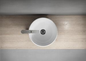 Cersanit Moduo umývadlo 35x35 cm okrúhly pultové umývadlo biela K116-047