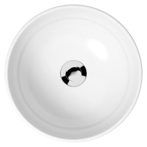 Cersanit Moduo umývadlo 35x35 cm okrúhly pultové umývadlo biela K116-047-ECO