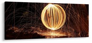 Obraz svetelnej gule (120x50 cm)