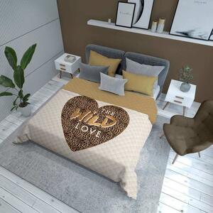DETEXPOL Prehoz na posteľ Wild Love Polyester, 170/210 cm