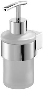 BISK Futura silver dávkovač mydla 150 ml WARIANT-chrómová-sklenenáU-OLTENS | SZCZEGOLY-chrómová-sklenenáU-GROHE | chrómová-sklenená 02981