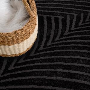 Dekorstudio Jednofarebný koberec FANCY 648 - čierny Rozmer koberca: 120x160cm