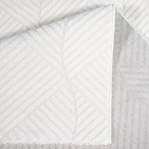 Dekorstudio Jednofarebný koberec FANCY 904 - smotanovo biely Rozmer koberca: 160x230cm