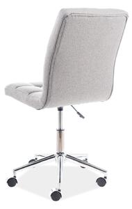 Kancelárska stolička Q-020 sivý materiál