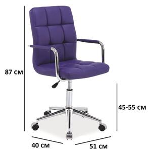 Kancelárska stolička Q-022 fialová
