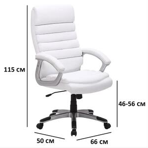 Kancelárska stolička Q-087 biela