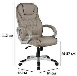 Kancelárska stolička Q-031 šedá