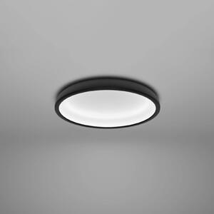 Stilnovo Reflexio stropné LED svetlo Ø 65cm čierna