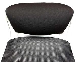 Kancelárska stolička Q-409 čierna/ biela