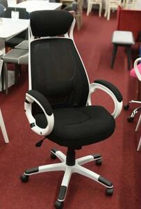 Kancelárska stolička Q-409 čierna/ biela
