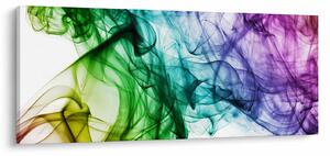 Obraz - farebný dym (120x50 cm)