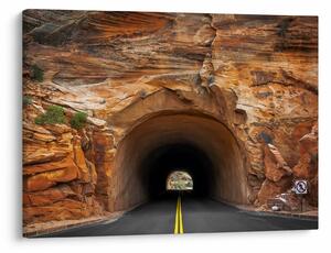 Obraz - tunel v skale (70x50 cm)