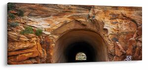 Obraz - tunel v skale (120x50 cm)