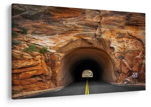 Obraz - tunel v skale (90x60 cm)