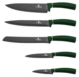 BERLINGERHAUS Sada nožov v magnetickom stojane 6 ks Emerald Collection BH-2518