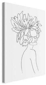OBRAZ NA PLÁTNE, abstraktné, ľudia, kvety, 40/60/1,2 cm artgeist - Online Only bytové doplnky, Online Only