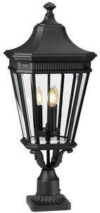 Elstead Feiss - Vonkajšia lampa COTSWOLD LANE 3xE14/60W/230V IP44 čierna ED0315 + záruka 3 roky zadarmo