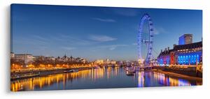 Obraz London Eye (120x50 cm)