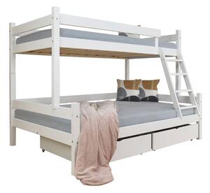 FA Poschodová posteľ s úložným priestorom Petra 6 200x120x90 - biela