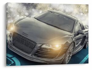 Obraz auta Audi - sivé (70x50 cm)