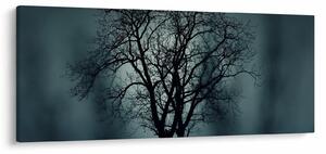 Obraz stromov pri zatmení (120x50 cm)