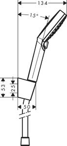 Hansgrohe Crometta sprchová súprava nástenná chrómová-biela 26694400
