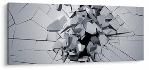 Obraz abstrakcie 3D (120x50 cm)