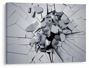 Obraz abstrakcie 3D (70x50 cm)