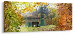Obraz rybníka (120x50 cm)