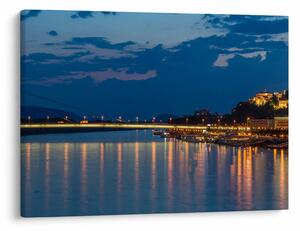 Obraz Bratislavy s hradom (70x50 cm)