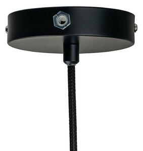 Dyberg Larsen Ejka závesná lampa z kovu, čierna