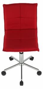 Kancelárska stolička, červená, CRAIG