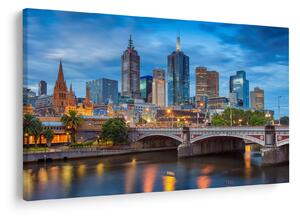 Obraz mesta Melbourne (90x60 cm)