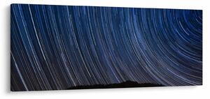Obraz nočných hviezd a oblohy (120x50 cm)
