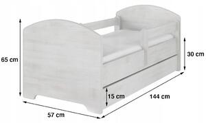 Detská posteľ L.O.L. Surprise! hviezda - 140x70 cm OSKAR LOL